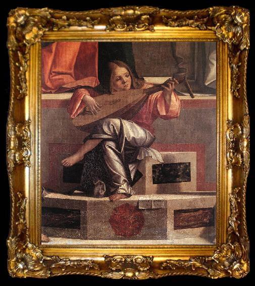 framed  CARPACCIO, Vittore Presentation of Jesus in the Temple (detail) fdg, ta009-2